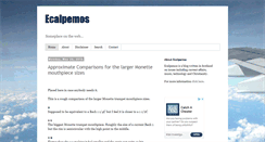 Desktop Screenshot of ecalpemos.org